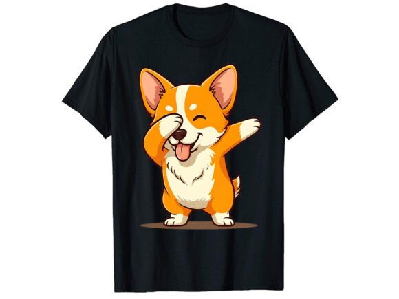 A Graphic Designer Reviews the Corgi Lover Dabbing T-Shirt Design