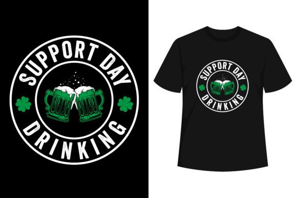 A Graphic Designer's Take on the Support Day Drinking T-Shirt