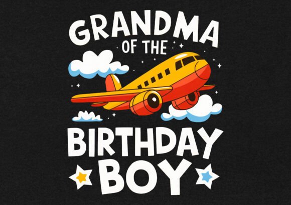 Assessing Grandma of the Birthday T-shirt Design for Embroidery Projects