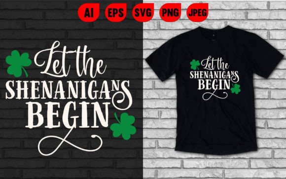 Let the Shenanigans Begin: A Bold Graphic Design Asset