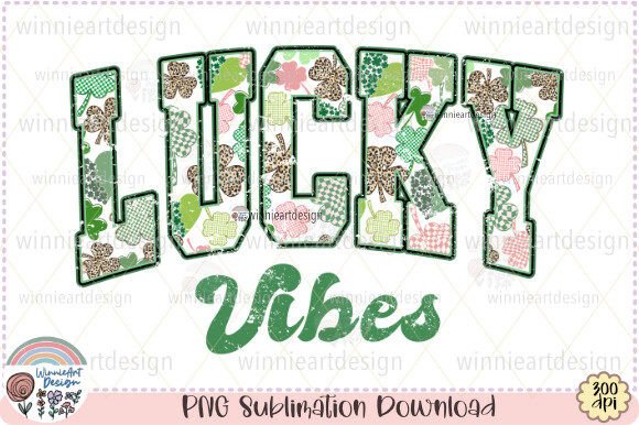 Lucky Shamrock St Patricks Day Varsity Graphics for T-Shirt Designs