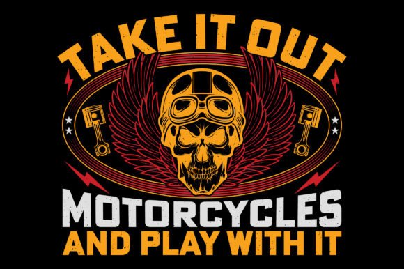 Take It Out Motorcycles SVG for Premium T-Shirt Graphics