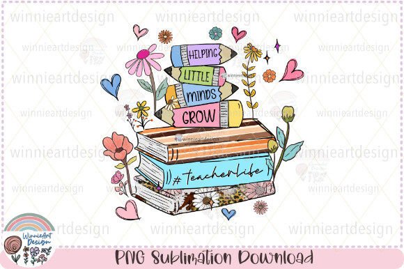 Teacher Books Flowers Quotes Sublimation: A Graphic Designer’s Review